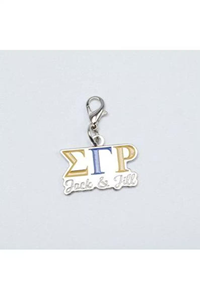 Llavero Personalizable con Letras Griegas de Hermandad, Jack and <span class=keywords><strong>Jill</strong></span> of America, para Niño y Niña, con Dije JJ Associate - Product Image 5