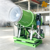 Canon à brouillard minier de 80 mètres pour la suppression de la poussière, équipement de réduction de la poussière pour carrières et entrepôts en plein champ, machine de pulvérisation de brume