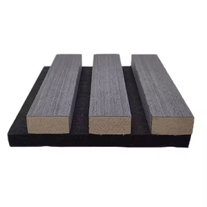 Paneles de pared acústicos flexibles de alta calidad Paneles de listones de pared de madera decorativos interiores Panel acústico curvo de listón flexible moderno - Product Image 3