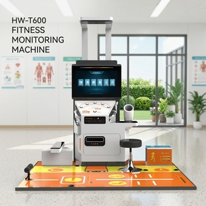 Station de contrôle de santé Lejia Fitness avec balance mécanique en acier, écran tactile LCD, kiosque personnalisable OEM/ODM - Product Image 1