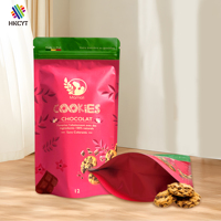 Pochette ziplock en plastique mylar debout avec impression personnalisée sac en mylar de qualité alimentaire sac d'emballage anti-odeur pour biscuits et snacks