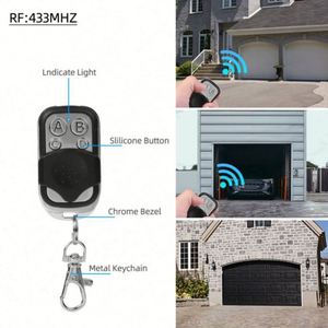 <b>PC</b>/ABS Black Push Button Remote <b>Control</b> Transmitter ABCD/Lock/Unlock 433MHz Universal Garage Door Opener <b>Wireless</b> App <b>Control</b> - Product Image 2