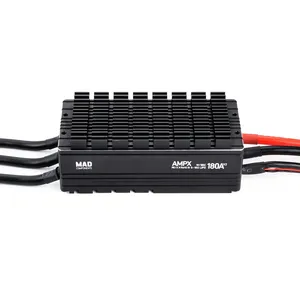 Бесщеточный контроллер двигателя Esc MAD AMPX 180A 5-18S V2 ESC высокой плотности мощности высокоэффективный ручной большой тяговый двигатель большой Дрон - Product Image 3