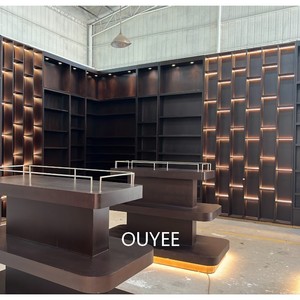 Muebles de Exhibición para Tienda de Tabaco Personalizables por el Fabricante, Arte Mural, Estante para Cachimbas para Club de Fumadores - Product Image 4