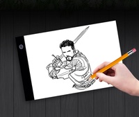 Tablette de dessin LED A4 CHIPAL, tablette graphique numérique, boîte à lumière LED USB, tableau de copie, art électronique, peinture graphique, table d'écriture