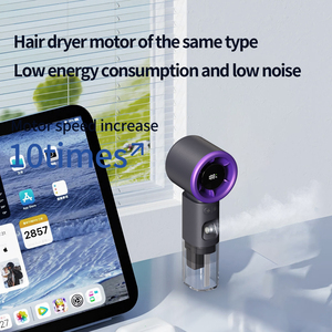 พัดลมพกพาแบบมือถือพร้อมจอแสดงผลดิจิตอล ระบบเพิ่มความชื้นแบบเงียบ และระบบป้องกันการชาร์จเกิน พัดลมระบายความร้อนแบบชาร์จไฟได้ - Product Image 5