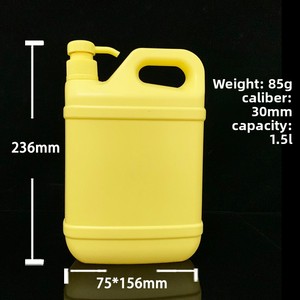 ขวดน้ำยาทำความสะอาด HDPE ขนาด <span class=keywords><strong>500</strong></span>-5000 มล. แบบขายส่ง พร้อมหัวปั๊ม สำหรับน้ำยาล้างจานและสารทำความสะอาด บรรจุภัณฑ์พลาสติก - Product Image 2