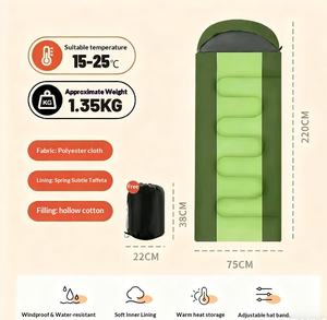 Sac de couchage d'extérieur hiver épaissi pour camping, voyage, chaud, anti-froid, résistant à la saleté, pour sieste au bureau, sac de couchage creux - Product Image 4