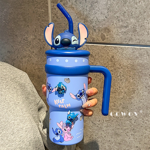 <span class=keywords><strong>Bouteille</strong></span> Isotherme Grande Capacité <span class=keywords><strong>Disney</strong></span> avec Couvercle, Poignée et Paille - Product Image 5