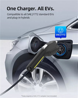 Chargeur EV portable SENKU Type 1 SAE J1772 16A 3,5KW IP67 Câble de 5 mètres avec indicateur LED Double tension État neuf