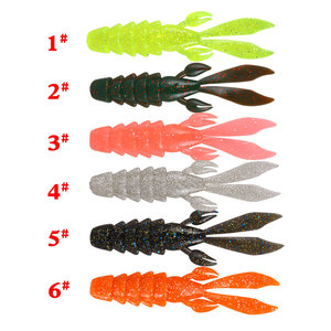 Soft Shrimp <b>Lure</b> Bait 6 Colors 3.5 Inch Bottom Baits For Bass <b>Fishing</b> <b>Lure</b> <b>Fishing</b> - Product Image 1