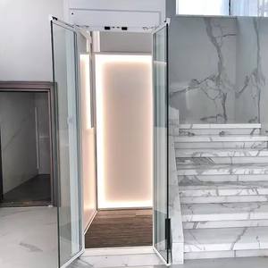 Lift Rumah <span class=keywords><strong>Panoramic</strong></span> Tanpa Ruang Mesin, Bersertifikasi CE ISO, 2 3 4 Lantai, Kapasitas 2-5 Orang - Product Image 2