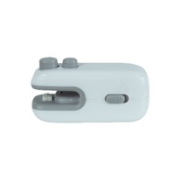 Scelleuse de sacs USB tout-en-un avec dos magnétique et coupe-sac coulissant, boutons de scellage et de découpe, fermeture thermique portable pour sacs à collation