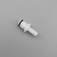 Pom Black 1/4 "filetage de tuyau en ligne raccord fileté à déconnexion rapide connecteur CPC non valvé raccord d'arrêt