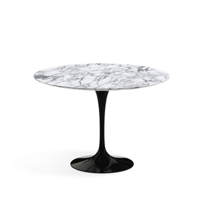 Customized Design Natural Stone Living Room Furniture <b>Round</b> <b>White</b> Marble Top <b>Dining</b> <b>Table</b> With Metal Base - Product Image 6