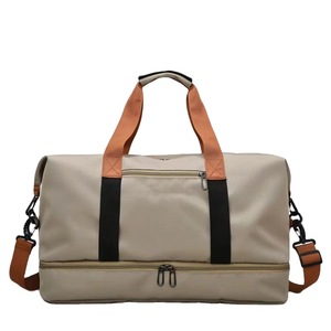 Sac de sport fourre-tout pour femme, échantillon gratuit, vêtements Oxford multicolores, imperméable, grande capacité, avec porte-tapis de yoga. - Product Image 1