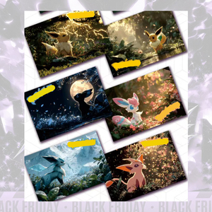 Caja de Sobres de Cartas de Pokémon PY Black <span class=keywords><strong>Friday</strong></span>, Juego de Mesa, Regalo, Arte Personalizado para Fans, Juego de Cartas Coleccionables, Raras y Limitadas, Venta al por Mayor - Product Image 6