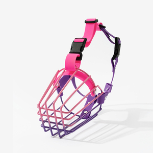 Bozal de entrenamiento para perros de metal duradero y colorido, personalizado, con cierre de hebilla de TPU, para perros grandes/medianos/gigantes - Product Image 1
