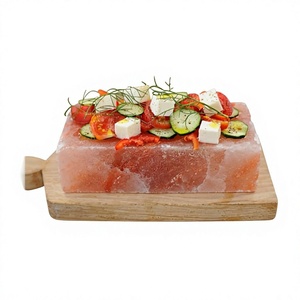 2025 Premium Natural 100% Quality Himalayan <b>Pink</b> Salt Cooking Slabs Carved Style Salt Cooking Slab for Enhanced Grill Experience - Product Image 1