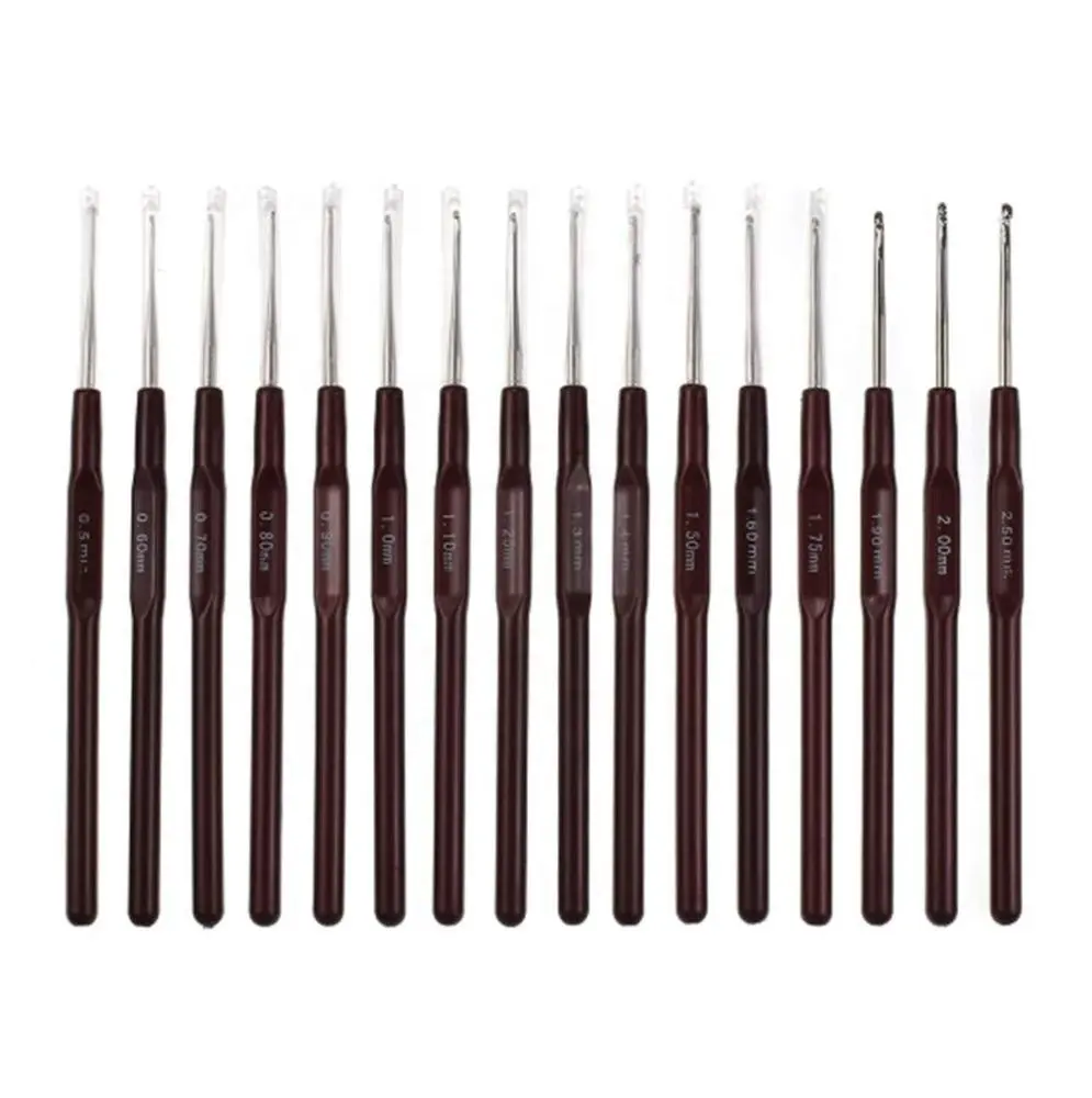 16 Pcs Diy Kleine Maten Kant Haaknaalden Breinaalden Kits Garen Weave Craft Gereedschap Voor Kant Breien