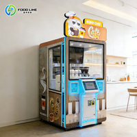 Le futur est en cours de réalisation : Robot barista pour café, distributeur automatique de café en plein air, prix du robot à café
