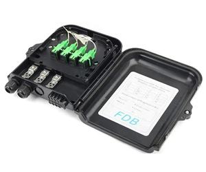 8포트 16포트 24포트 벽 또는 기둥 장착형 실외 에어레일 IP68 광섬유 종단 박스 (PLC 스플리터 또는 카드 스플리터 포함) NAP 박스 - Product Image 5