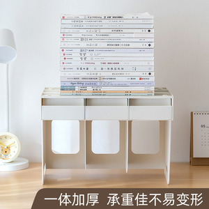Good Products Of The Times Desktop <b>Bookshelf</b> With Drawers Plastic Organizer For Student Stationery Holders - Product Image 5