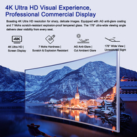 Pantalla Interactiva 4K de 55/65/75 Pulgadas, Pizarra Digital Inteligente Multitáctil, Panel para Educación y Conferencias