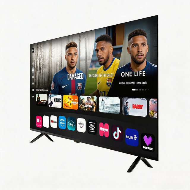 High Definition 4K QLED OLED Smart TV Multi Size 43 55 65 70 85 120 Inch Flat Screen Android LED Television