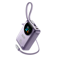 Charge simultanée de 4 appareils, 20000 mAh, charge rapide PD 45W/65W, écran TFT circulaire AI, batterie externe semi-solide MH857C