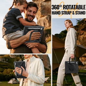 Funda Protectora Giratoria de Silicona para <span class=keywords><strong>iPad</strong></span> <span class=keywords><strong>Pro</strong></span> 13 M4 A2925 M5 A3360 <span class=keywords><strong>12.9</strong></span> A1876 AIR A3461 A3268 A2436 con Soporte y Correa para el Hombro - Product Image 5