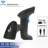 Escáner de Código de Barras Portátil SHUNQI RS232 USB HID con Teclado USB VCP y Puerto COM Virtual CMOS para PC, Android y Sistemas de Terminal Punto de Venta
