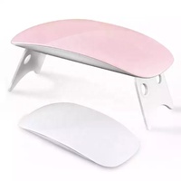 Lampe à ongles personnalisée sans logo Sun Mini 6W Machine de séchage de lampe à ongles Led Uv lampes à ongles pr câble USB portable lampe à ongles pour le durcissement du vernis à gel