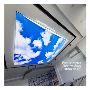 <span class=keywords><strong>Película</strong></span> <span class=keywords><strong>de</strong></span> techo elástica con estampado <span class=keywords><strong>de</strong></span> cielo azul completo <span class=keywords><strong>de</strong></span> diseño personalizado Plafond Tendu para decoración <span class=keywords><strong>de</strong></span> techo <span class=keywords><strong>de</strong></span> taller - Product Image 2