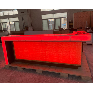 Custom Design di Alta Qualità Acrilico Solido Superficie <span class=keywords><strong>Bar</strong></span> Mobili Da Salotto per Ristoranti Led Logo <span class=keywords><strong>Bar</strong></span> Contatore - Product Image 6