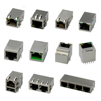 Cat5 cat6 5G 10G prise 8pin POE rj45 connecteur femelle POE + ethernet rj45 connecteur rj45 prise modulaire pcb jack connecteur réseau