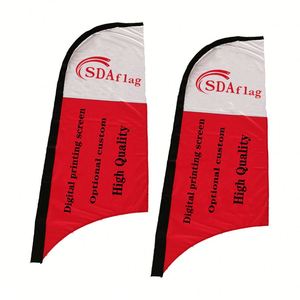 Bán Buôn Biểu Tượng Tùy Chỉnh Teardrop Bãi Biển Cờ Ngoài Trời Dọc Lông Biểu Ngữ Bay Tính Năng Khuyến Mại Bãi Biển Cờ - Product Image 6