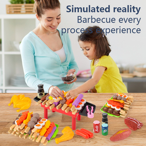 Juego de barbacoa para niños, <span class=keywords><strong>tostadora</strong></span>, cocina, comida Ove, juegos de simulación, <span class=keywords><strong>juguete</strong></span> de simulación, novedad de 2022 - Product Image 6