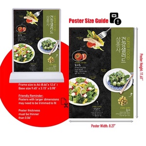 A4 Luminous Double-Sided Led <b>Light</b> Box Rechargeable Display <b>Board</b> Bar Desktop <b>Light</b> Box Sign for Menu Advertising - Product Image 6