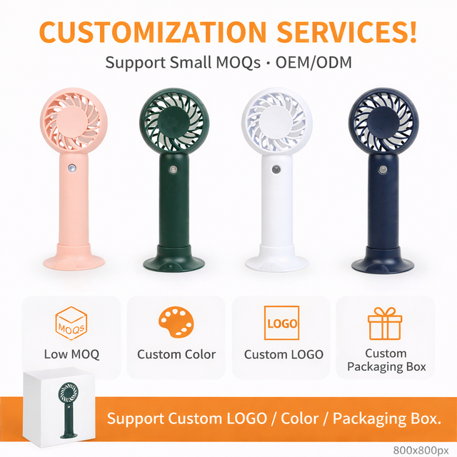 2025 Customizable High-Speed Turbocharged Portable Mini Turbine Fan Rechargeable USB Handheld Three Wind Speed Levels for Car