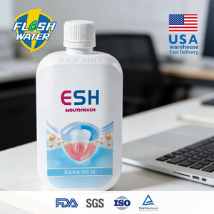 ESH 500ml Alcoholvrije Draagbare Anti-Biofilm Mondwater voor Tandheelkundige Reiniging, Mondzweren, Helicobacter <span class=keywords><strong>Pylori</strong></span> en Tandvleesziekten - Product Image 1