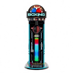 เครื่องเกมตู้ต่อยมวยแบบหยอดเหรียญ รุ่น Commercial Multi-Currency Boxer Force LED Vertical พร้อมไฟ LED แสดงผล รองรับหลายสกุลเงิน - Product Image 5