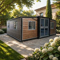 Maison conteneur moderne modulaire pliable et extensible de haute qualité 20ft 30ft 40ft, 2-3 chambres, maison mobile, hôtel, villa