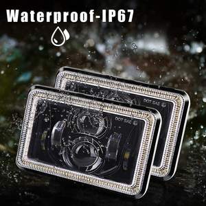 Système d'éclairage automatique 4x6 Phare de voiture pour Kenworth Feux à LED Phare avec DRL et clignotant ambre pour Peterbilt 379 - Product Image 3