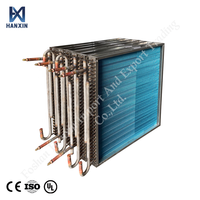 Bobine de climatisation avec tube en acier inoxydable et ailettes en aluminium hydrophiles pour système CVC