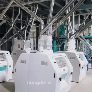 China 100t/24h 150t/h Maize Flour Milling Mill Plant with Advanced technology and configuration pneumatic mill degerminator