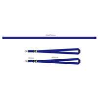 Lanière porte-outils en polyester à sublimation couleur intégrale 3/4 po avec boucle en plastique à dégagement rapide et mousqueton de sécurité – Porte-cartes de visite promotionnel