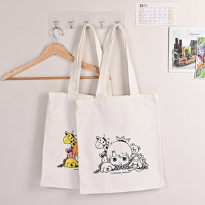 Logotipo personalizado de alta calidad, embalaje de compras al por mayor, bolsa de lona de algodón, embalaje de compras - Product Image 2