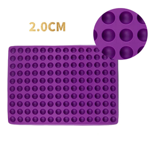 Wholesale Wholesale Food Grade Round Molds Pet Dog <b>Baking</b> Mold <b>Silicone</b> Sphere Biscuit Treats Mat - Product Image 1