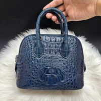 Sac en cuir véritable 100% de haute qualité avec logo personnalisé, sac coquille pour femme, mode décontractée, sac en cuir de crocodile véritable assorti à toutes les tenues